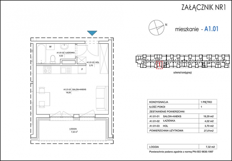 Apartament nr. A1.01